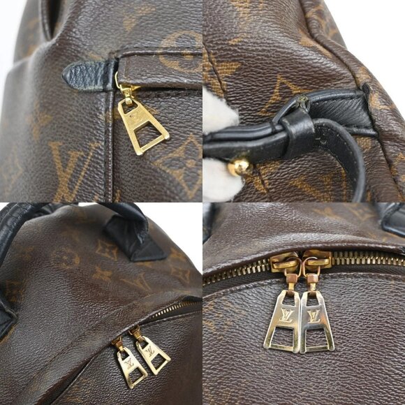 LOUIS VUITTON Palm Spring MM Backpack Bag Monogram Leather Brown M44874 10KB151 - Picture 9 of 15